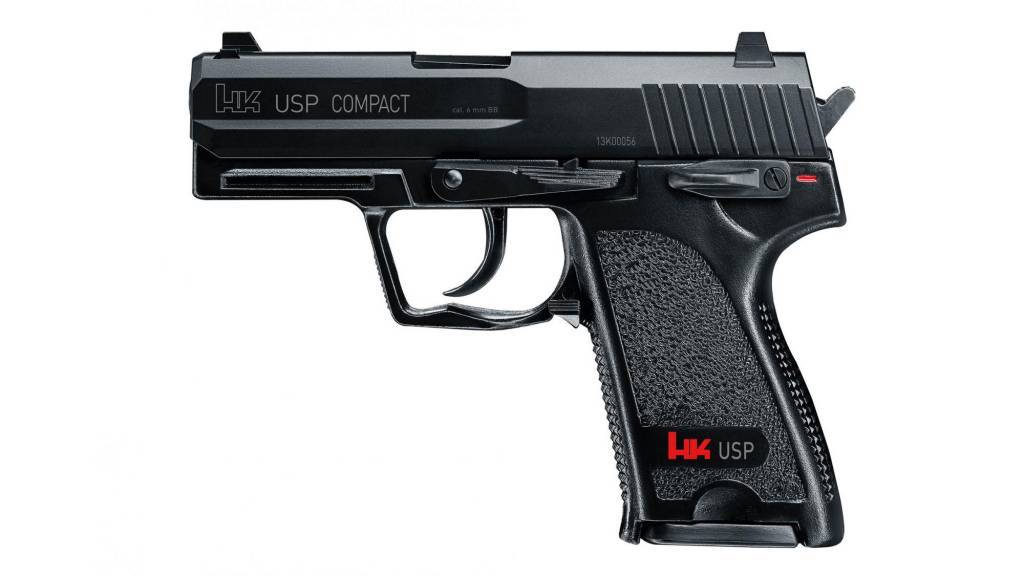 H&K USP Compact - spring pressure - 0.50 joules - BK