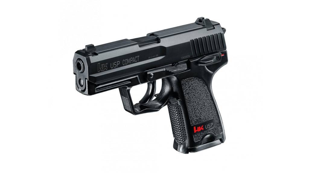 H&K USP Compact - pressione della molla - 0,50 joule - BK