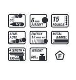 Beretta APX Co2 GBB - 1,40 dżuli