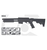 Combat Zone SG4 Shotgun - Spring Pressure - 0.50 Joule - BK