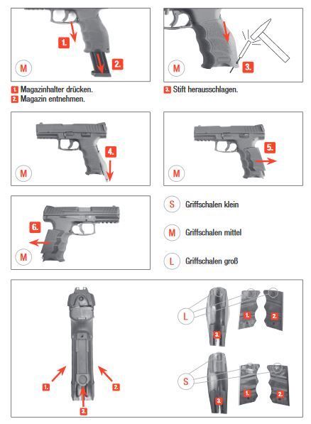 H&K VP9 GBB - 1,0 julios