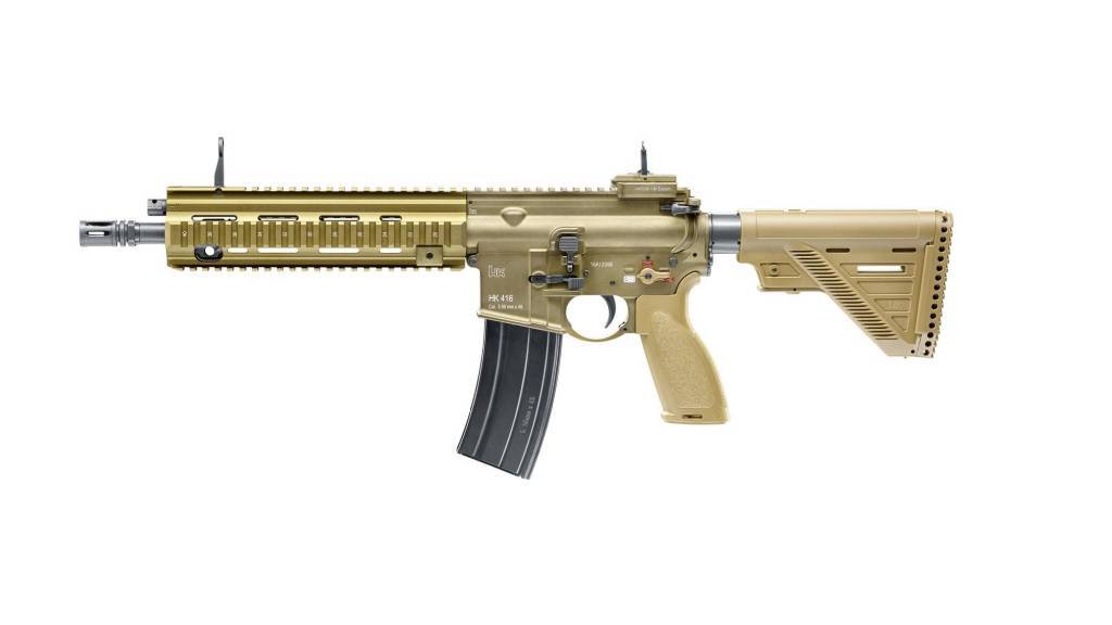 H&K 416 A5 FullAuto GBBR - 1,60 joule - terra scura