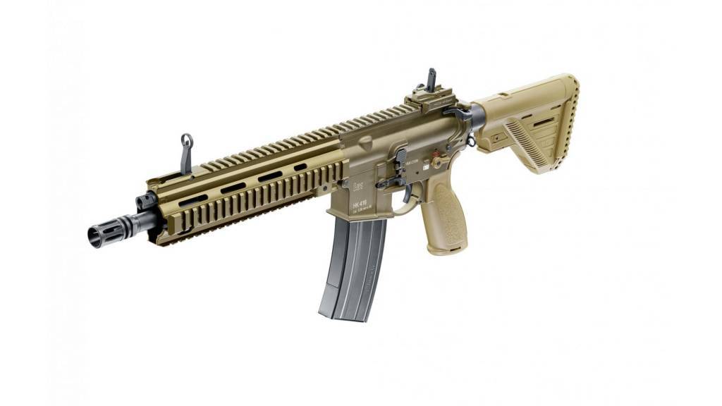 H&K 416 A5 FullAuto GBBR - 1,60 joule - terra scura