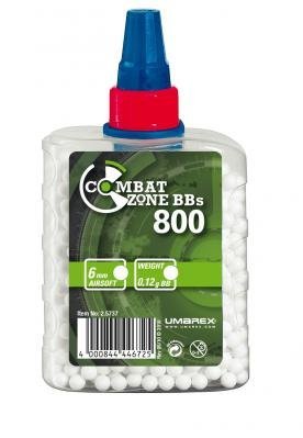 Combat Zone BB 0,12 grammes - 800 pièces - blanc