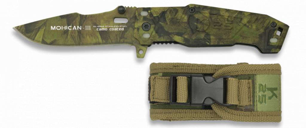 Albanoix Tactical Pocket knife RUI/K25 Mohican III - green