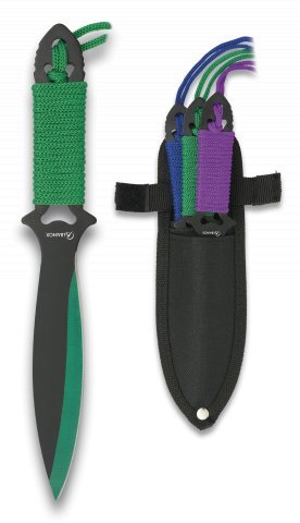 Albanoix Cuchillo lanzador - 3 piezas - 19 cm