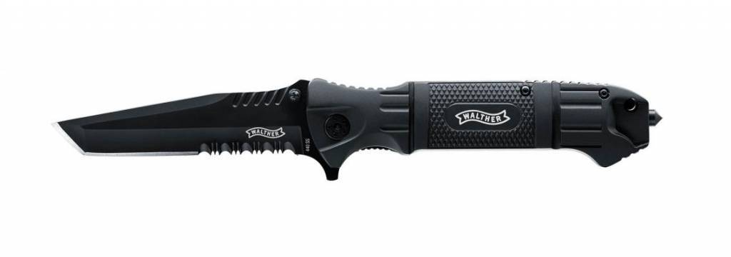 Walther BTTK - Couteau noir Tac Tanto