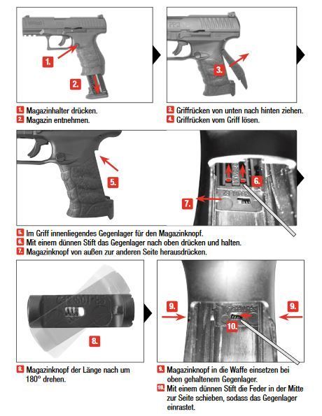 Walther Real Action Marker - Co2 RAM T4E PPQ M2 5,0 Joule - Kal. 43