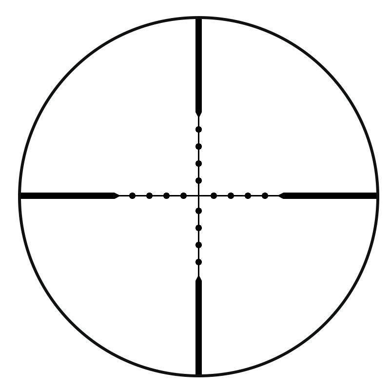 Walther Zielfernrohr 4x32 Scope - Mil-Dot beleuchtet