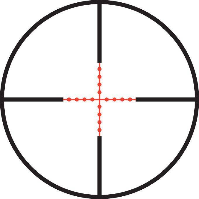 Walther Zielfernrohr 4x32 Scope - Mil-Dot beleuchtet