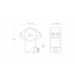 Hawke Montagerings Scope Match da 1 "/ 25 mm - Profilo alto
