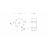 Hawke 1,2"/30 mm Scope Match Montagerings - Medium Profile