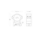 Hawke Montagerings Scope Match 1,2 "/ 30 mm - Profilo alto - Tessitore