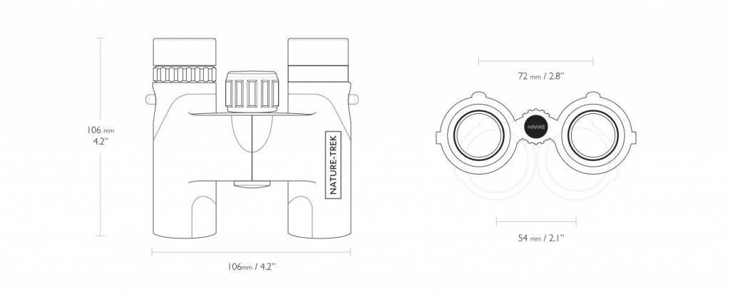 Hawke Nature-Trek 8×25 Binocular