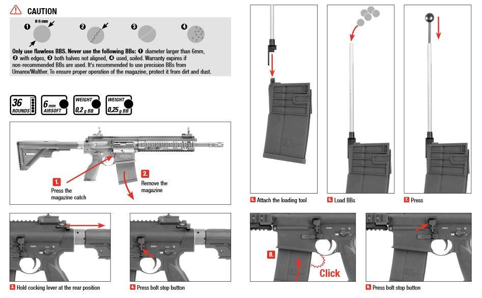 H&K 417D GBBR 1,30 joule - SemiOnly - BK