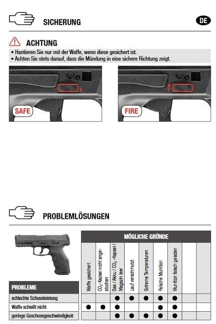 H&K VP9 Co2 GBB 1,60 joules - BK