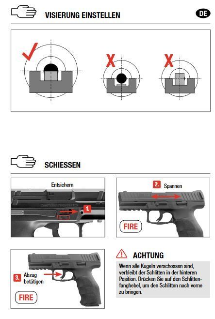 H&K VP9 Co2 GBB 1,60 dżula - BK