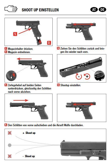 GLOCK G22 Gen 4 CO2 NBB – 2,0 Joules – preto