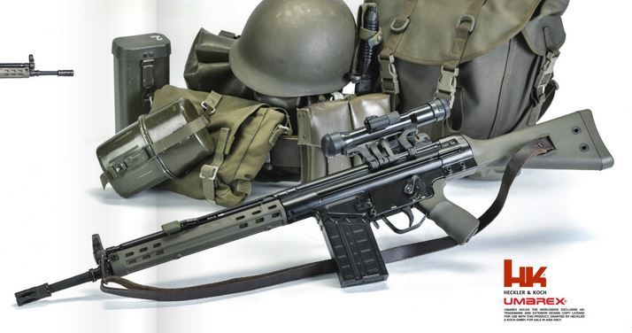 H&K VFC HK G3A3 GBBR 1,0 julios - BK / OD