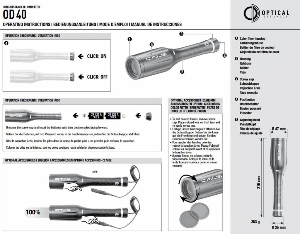 Umarex Optical Dynamics OD40 - Long Distance Licht