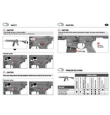 H&K 416 A5 AEG com Mosfet 1.6 joules - terra escura - semi-semi