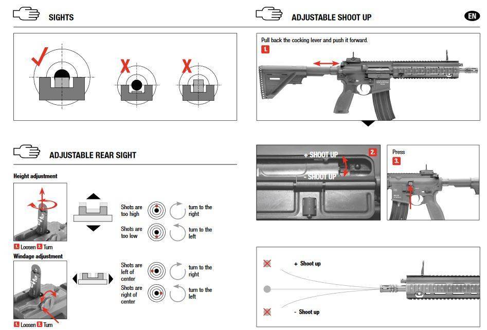 H&K 416 A5 AEG avec Mosfet 1,6 joules - terre sombre - semi seulement