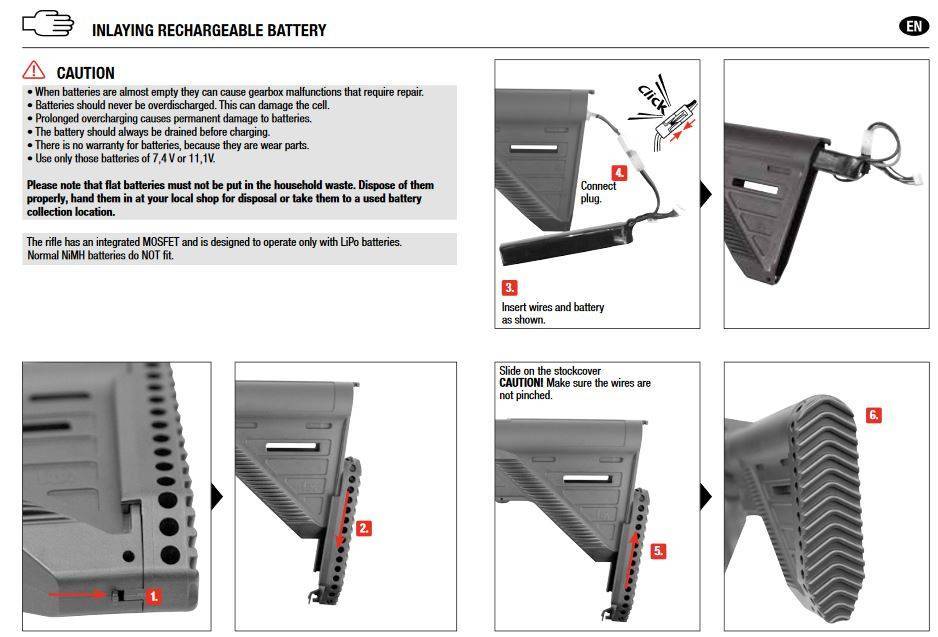 H&K 416 A5 AEG con Mosfet 1.6 Joule - BK - Semi e FullAuto
