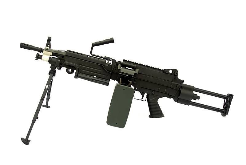 A&K Ametralladora LMG M249 Para AEG - BK