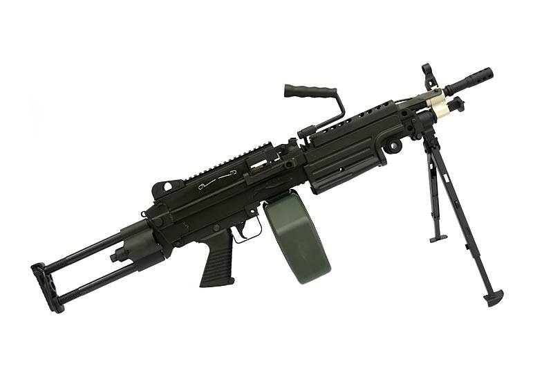 A&K Mitragliatrice LMG M249 Para AEG - BK