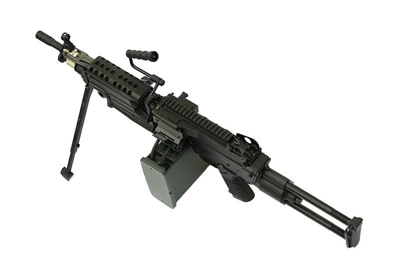 A&K LMG M249 Para AEG Maschinengewehr - BK