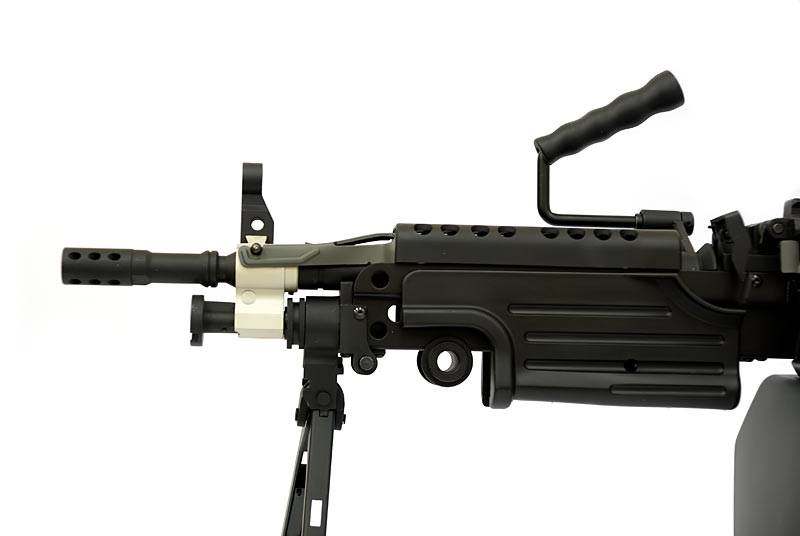 A&K LMG M249 Para AEG machine gun - BK