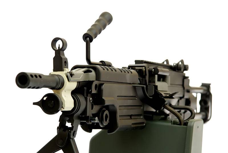 A&K Ametralladora LMG M249 Para AEG - BK