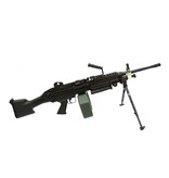 A&K LMG M249 MK2 AEG machine gun 1.41 Joule - BK