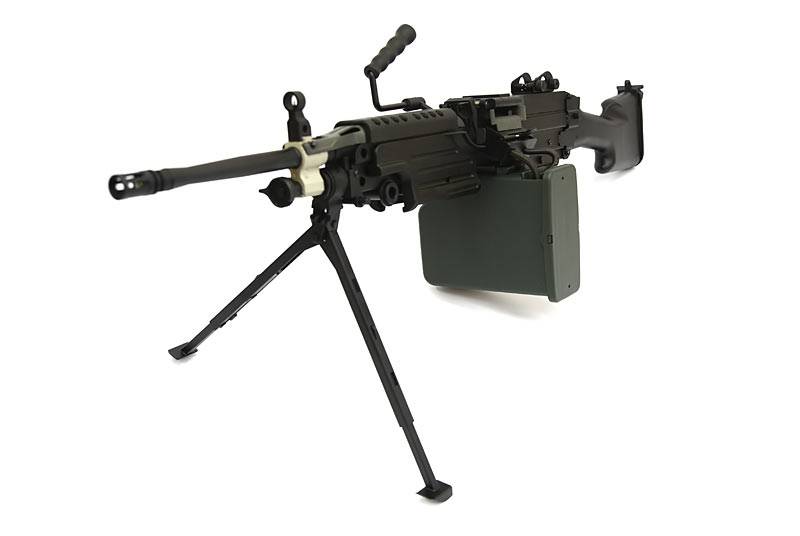 A&K LMG M249 MK2 AEG Maschinengewehr 1.41 Joule - BK