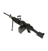 A&K LMG M249 MK2 AEG machine gun 1.41 Joule - BK