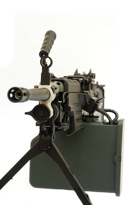 A&K LMG M249 MK2 AEG machine gun 1.41 Joule - BK