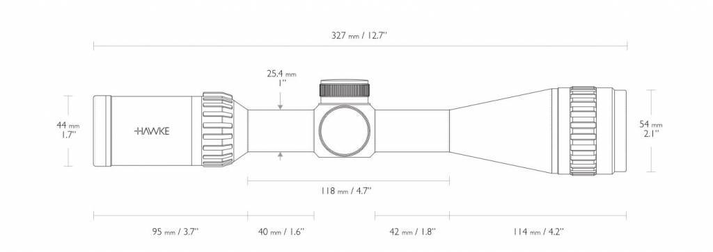 Hawke Zielfernrohr Airmax 4-12×40 AMX