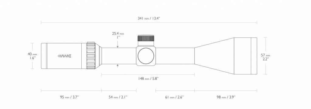 Hawke Vantage 4-12×50 L4A Dot IR