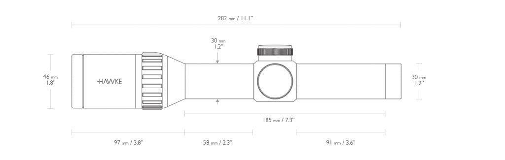 Hawke Endurance 30 WA 1-4 × 24 L4A Point