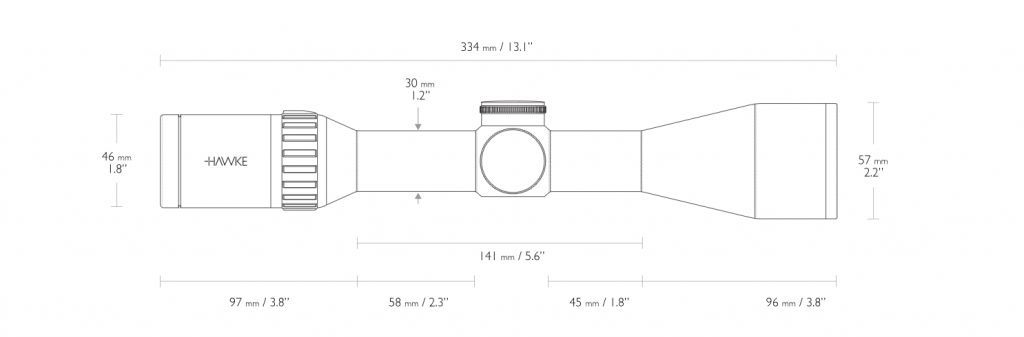 Hawke Endurance 30 WA 2,5-10 × 50 points LR (8 ×)