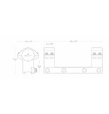 Hawke 25 mm ZF Match Double mount  for 9-11 mm rail