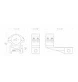 Hawke Anillos de montaje ZF Match de 25 mm compensados para Weaver de 22 mm