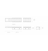 Hawke Adapterrails de 11 mm Airgun a 22 mm 3/8 "Picatinny / Weaver - 2 piezas