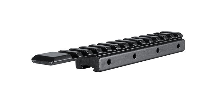 Hawke Rail d'adaptation de 115 mm de 11 mm à 22 mm Picatinny / Weaver