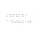 Hawke Rail d'adaptation de 115 mm de 11 mm à 22 mm Picatinny / Weaver