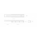 Hawke 172 mm Adapterschiene von 11 mm Airgun auf 22 mm Picatinny / Weaver