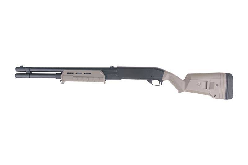 Cyma CM.355LM - 3-Burst Spring Metal Shotgun 0.78 Joule - TAN