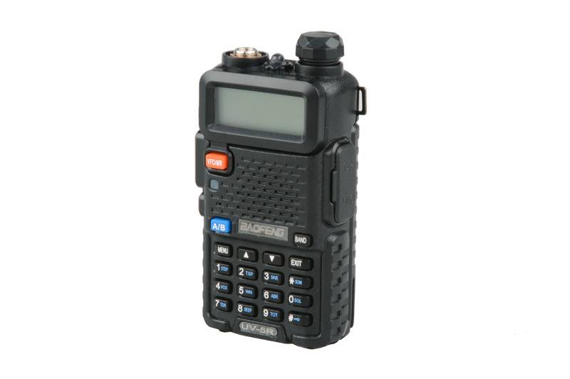 Baofeng Dualband UV-5R radio - BK