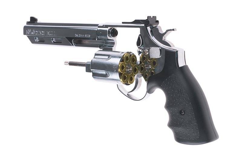 HFC Revólver Greengas HG133C .357 Magnum de 6 pulgadas - Plata