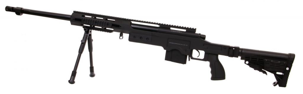 Swiss Arms SAS 12 MSR Action Bolt Sniper Set– BK
